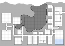Devil's Lair Map - Main Level - with grid