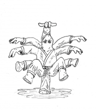 Ten-limbed Dralasite Martial Artist